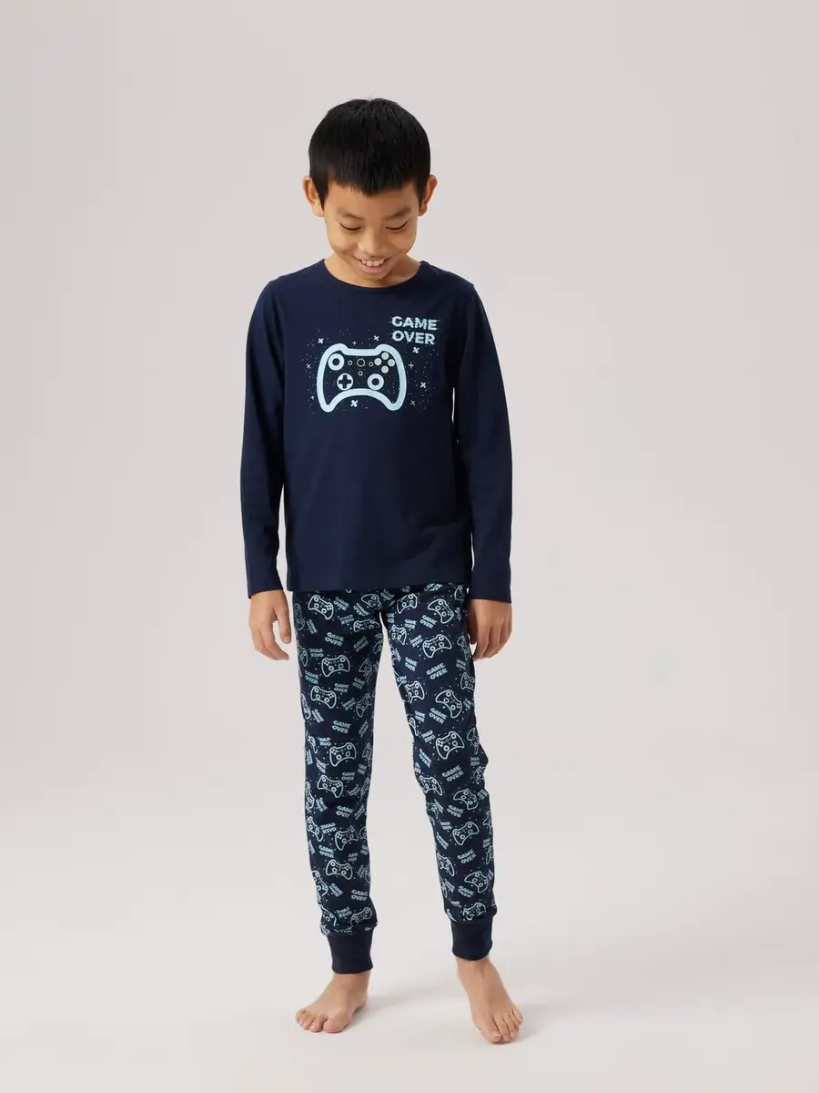 Name it jongens pyjama - ''Game Over'' Katoenen kinder pyjama gaming Name it jongens pyjama - ''Game Over'' Katoenen kinder pyjama gaming