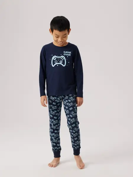 Name it jongens pyjama - ''Game Over'' Katoenen kinder pyjama gaming Name it jongens pyjama - ''Game Over'' Katoenen kinder pyjama gaming