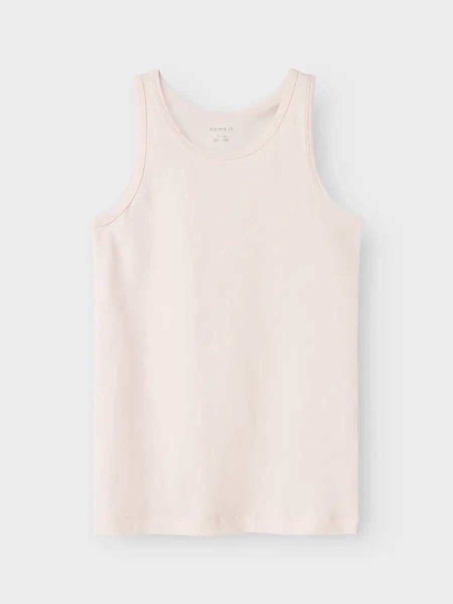 Name it 4-pak meisjes hemdjes - Serenity Heart - Multipack katoenen onderhemden kinderen