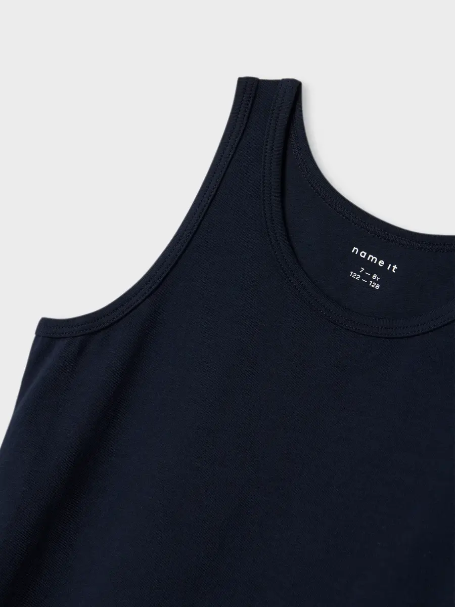 Name it 4-pak meisjes hemdjes - Serenity Heart - Multipack katoenen onderhemden kinderen