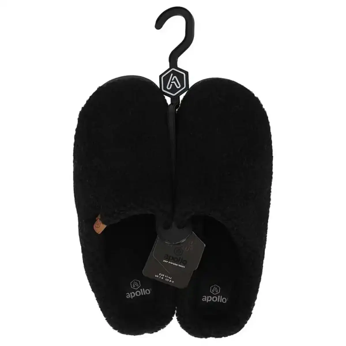 Apollo warme teddy heren slippers - Heren pantoffels met stevige zool - Wollen slippers Apollo warme teddy heren slippers - Heren pantoffels met stevige zool - Wollen slippers