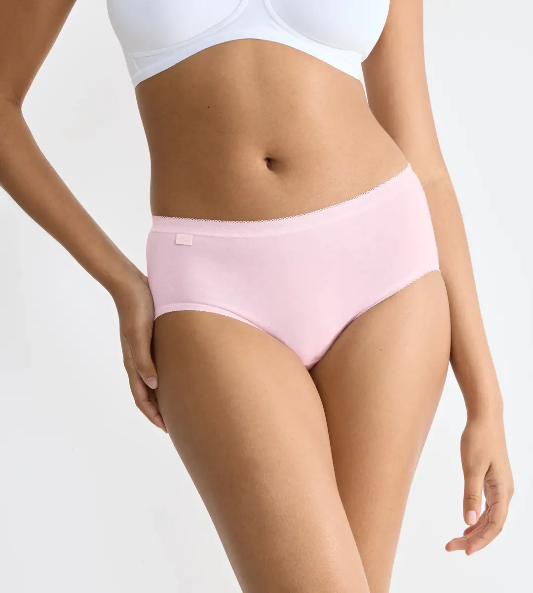 Sloggi 4-pack dames Basic Midi slips - Color - Katoenen heup slip - onderbroeken