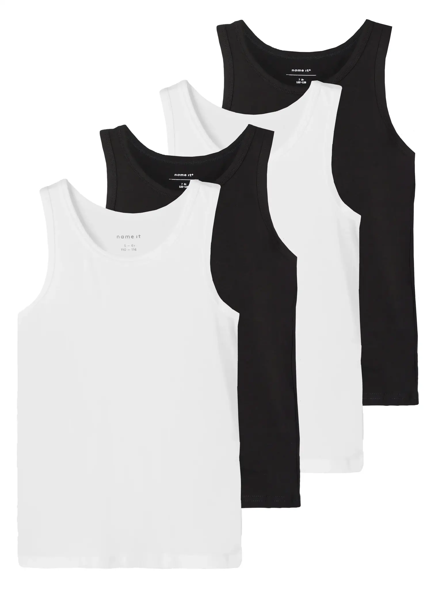 Name it 4-Pack kinder/ jongens hemden