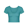 Sloggi Dames Zero Feel Crop Top - T-shirt korte mouw - Naadloos - ondershirt