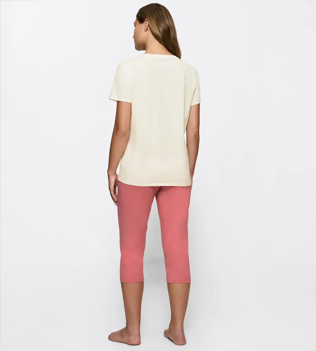 Triumph shortama dames - Capri - PK X 02 - Katoenen capri zomer pyjama dames Triumph shortama dames - Capri - PK X 02 - Katoenen capri zomer pyjama dames