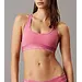 Calvin Klein Bralette dames - Unlined Valentijn - Roze katoenen bh top - Roze