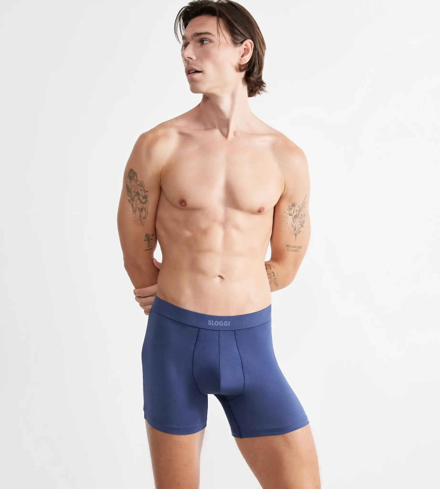 Sloggi 2-pack katoenen boxershort heren Ever Ease - Biologisch katoenen heren onderbroek