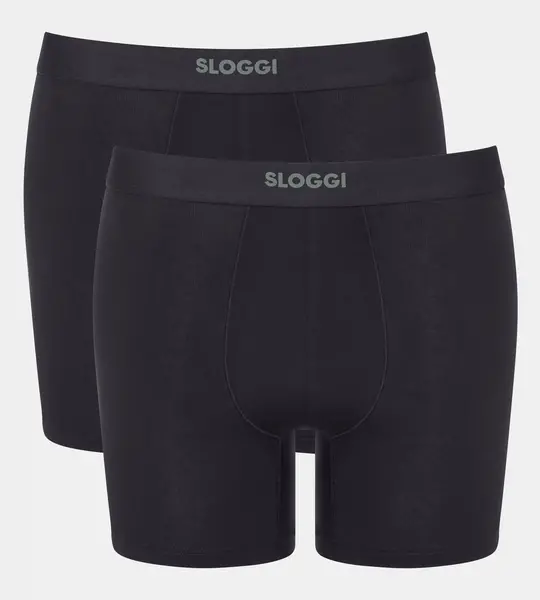 Sloggi 2-pack katoenen boxershort heren Ever Ease - Biologisch katoenen heren onderbroek