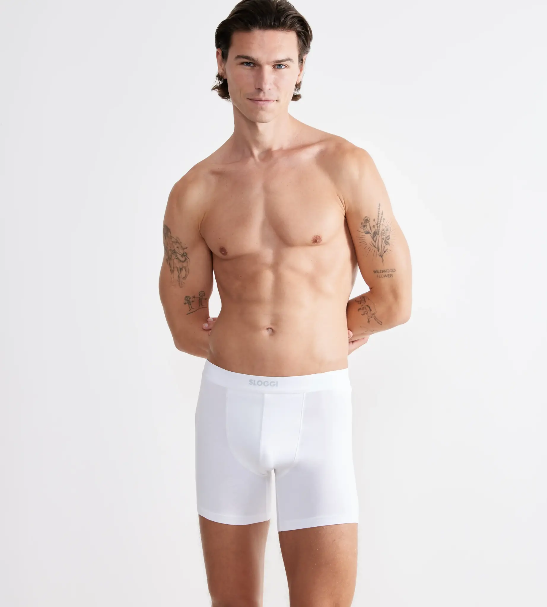 Sloggi 2-pack katoenen boxershort heren Ever Ease - Biologisch katoenen heren onderbroek