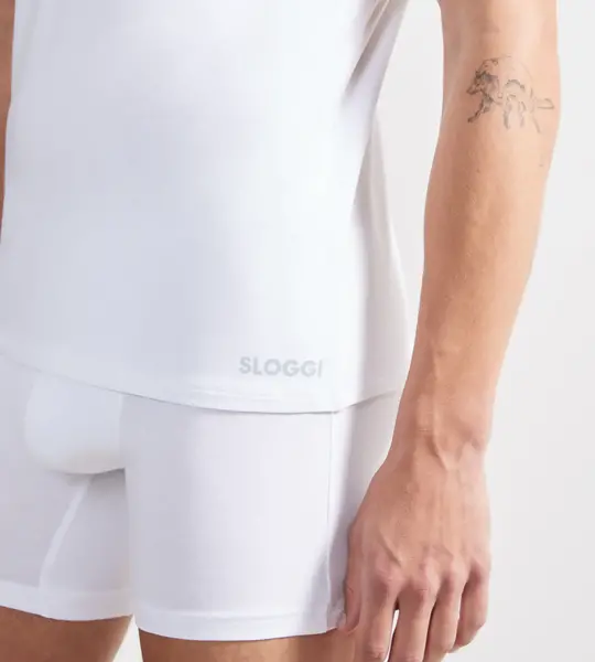 Sloggi heren T-shirt Ever Ease korte mouw - Biologisch katoenen ondershirt mannen Sloggi heren T-shirt Ever Ease korte mouw - Biologisch katoenen ondershirt mannen