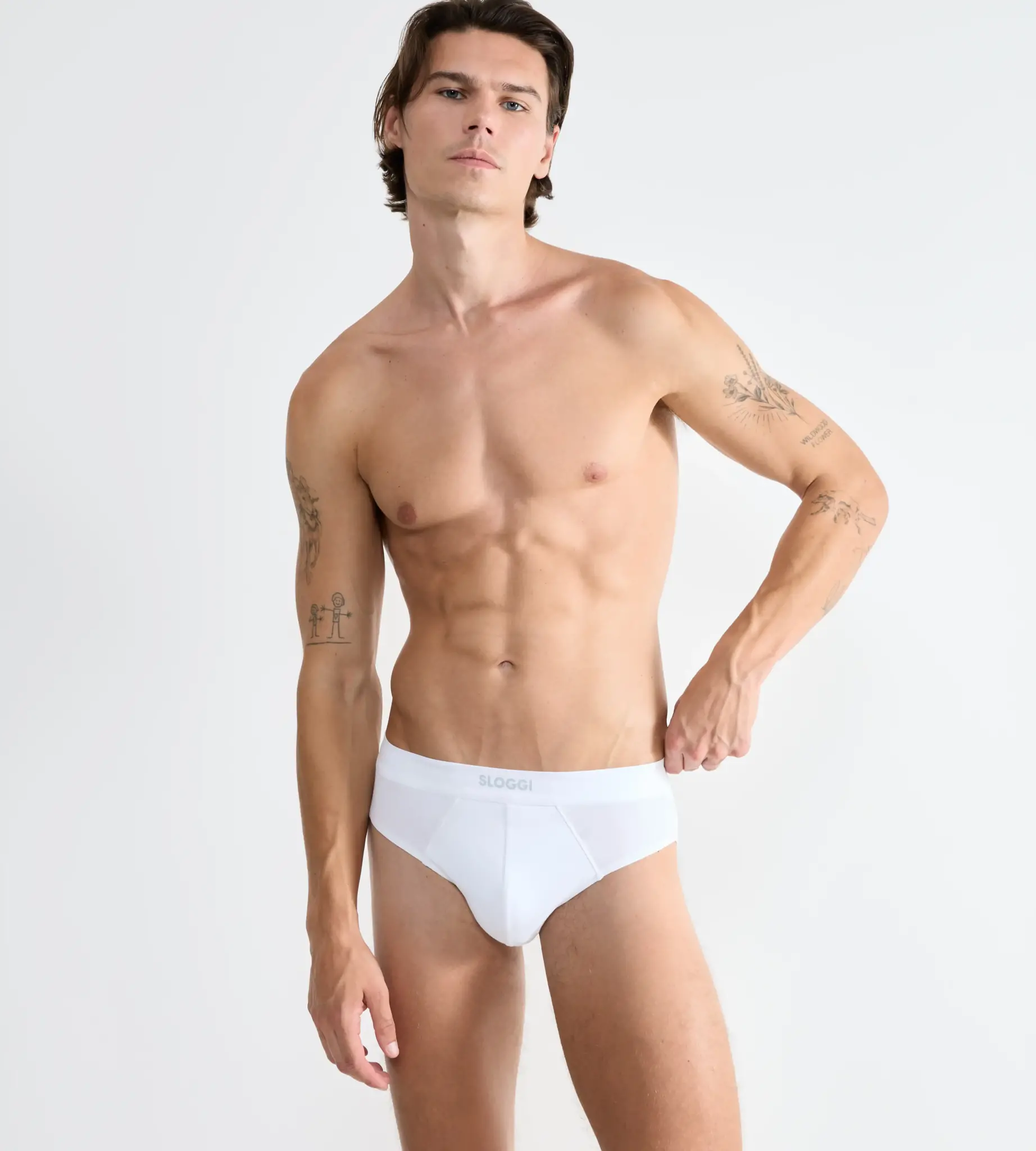 Sloggi 2-pack katoenen midislip/brief heren Ever Ease Biologisch katoen - Duurzaam ondergoed
