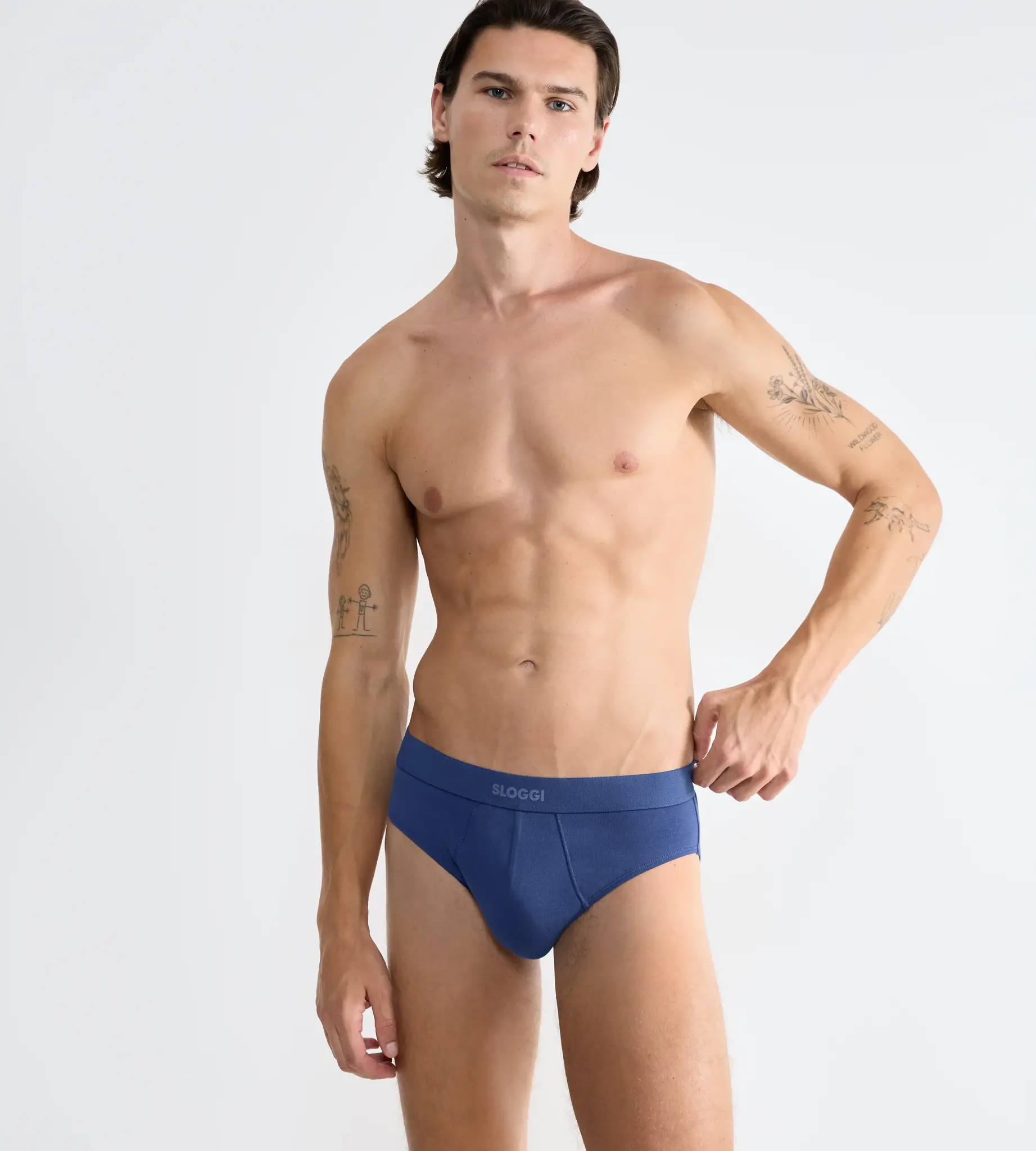 Sloggi 2-pack katoenen midislip/brief heren Ever Ease Biologisch katoen - Duurzaam ondergoed