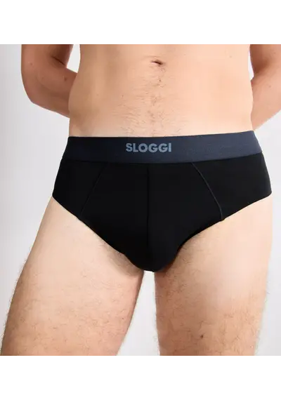 Sloggi 2-pack katoenen midislip/brief heren Ever Ease Sloggi 2-pack katoenen midislip/brief heren Ever Ease