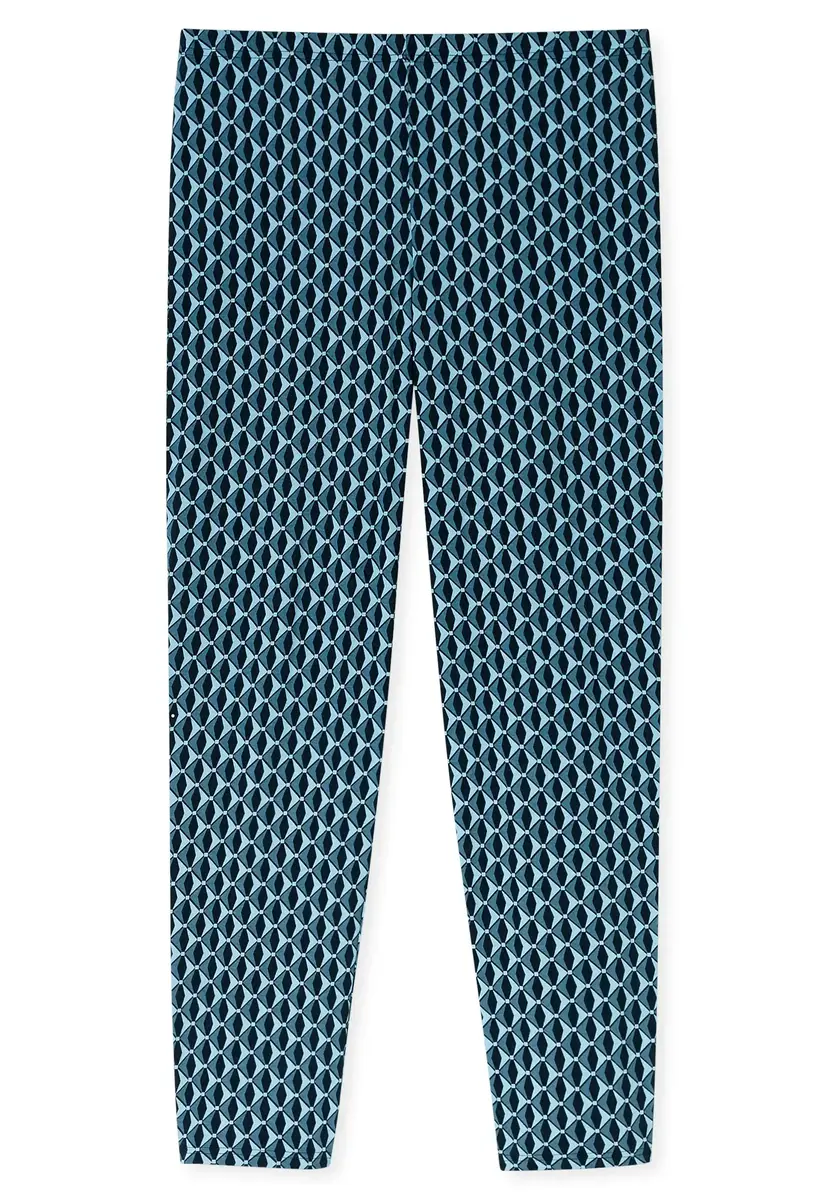Schiesser pyjama heren Katoen lange mouw- Atlantic Blue - Zonder boordjes Schiesser pyjama heren Katoen lange mouw- Atlantic Blue - Zonder boordjes