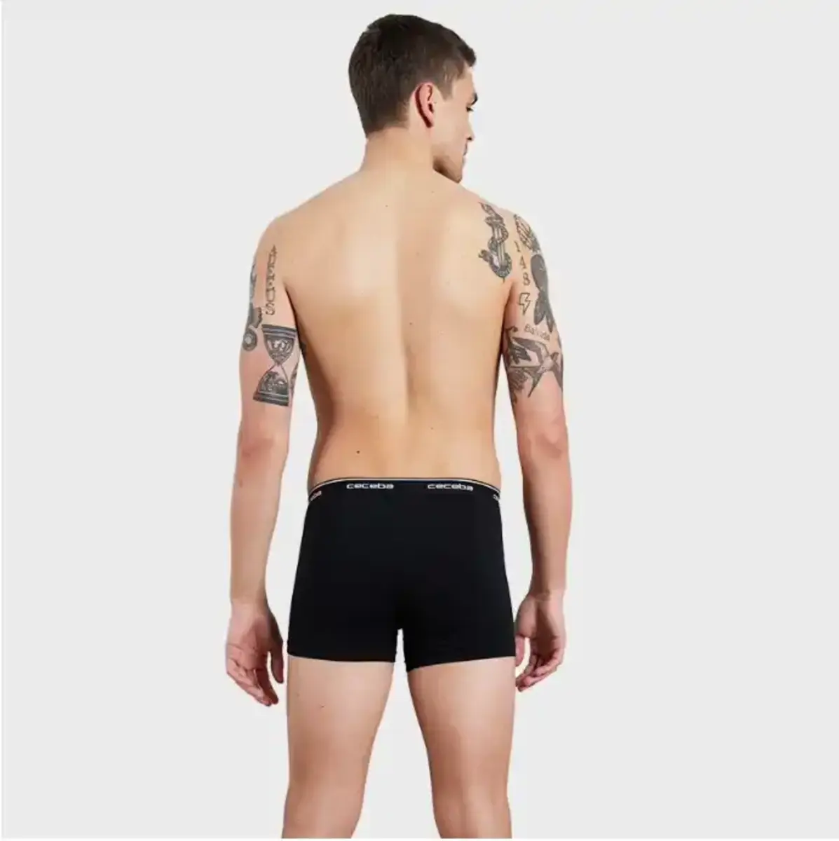 Ceceba 7-pak heren boxershorts Katoen - Lange pijp - Zwarte multipack heren onderbroeken Ceceba 7-pak heren boxershorts Katoen - Lange pijp - Zwarte multipack heren onderbroeken
