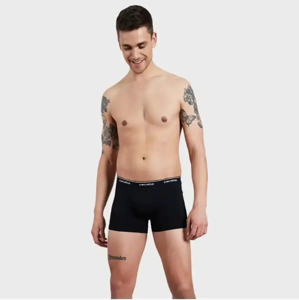 Ceceba 7-pak heren boxershorts Katoen - Lange pijp - Zwarte multipack heren onderbroeken Ceceba 7-pak heren boxershorts Katoen - Lange pijp - Zwarte multipack heren onderbroeken