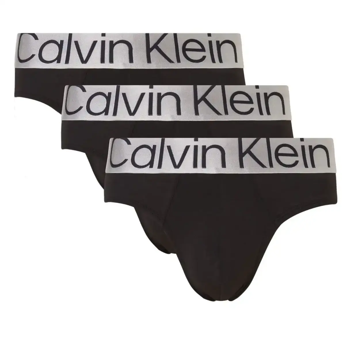 Calvin Klein 3-Pack Heren slips - Hip Brief Reconsidered Steel - Microvezel heren heupslip - Brede tailleband Calvin Klein 3-Pack Heren slips - Hip Brief Reconsidered Steel - Microvezel heren heupslip - Brede tailleband