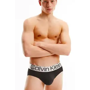 Calvin Klein 3-Pack Heren slips - Hip Brief Reconsidered Steel - Microvezel heren heupslip - Brede tailleband Calvin Klein 3-Pack Heren slips - Hip Brief Reconsidered Steel - Microvezel heren heupslip - Brede tailleband