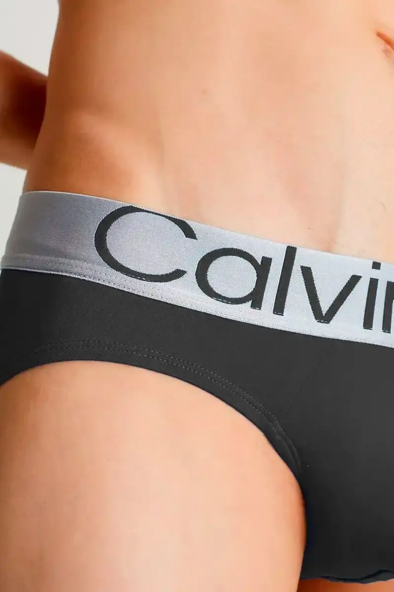 Calvin Klein 3-Pack Heren slips - Hip Brief Reconsidered Steel - Microvezel heren heupslip - Brede tailleband Calvin Klein 3-Pack Heren slips - Hip Brief Reconsidered Steel - Microvezel heren heupslip - Brede tailleband
