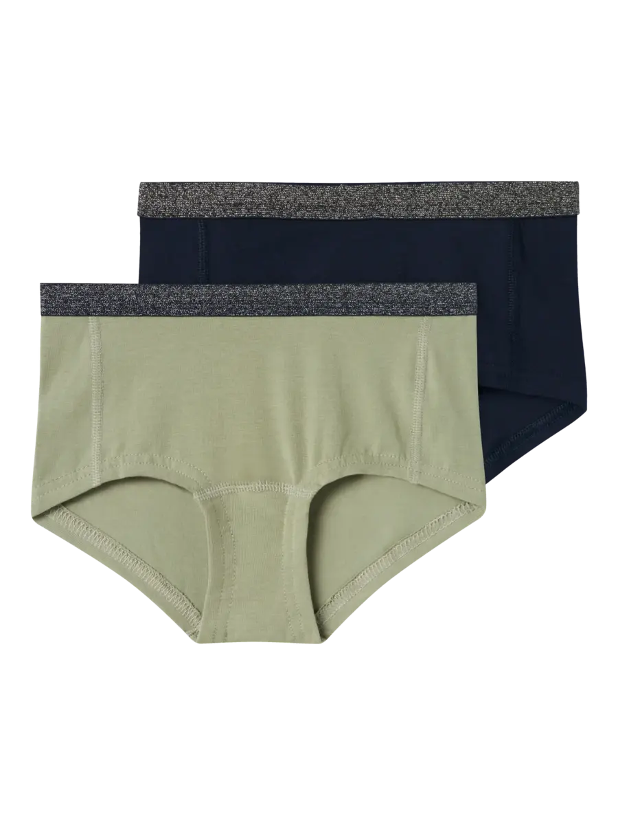 Name it 2-pak meisjes hipster - Organic - Kinder dames onderbroek katoen - Boxershort Name it 2-pak meisjes hipster - Organic - Kinder dames onderbroek katoen - Boxershort