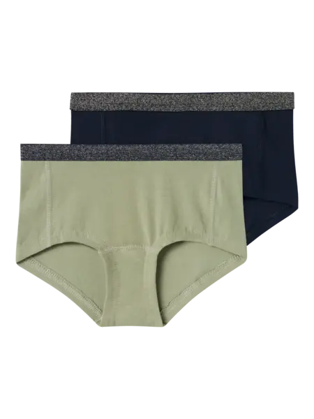 Name it 2-pak meisjes hipster - Organic - Kinder dames onderbroek katoen - Boxershort Name it 2-pak meisjes hipster - Organic - Kinder dames onderbroek katoen - Boxershort