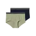Name it 2-pak meisjes hipster - Organic - Kinder dames onderbroek katoen - Boxershort - Groen