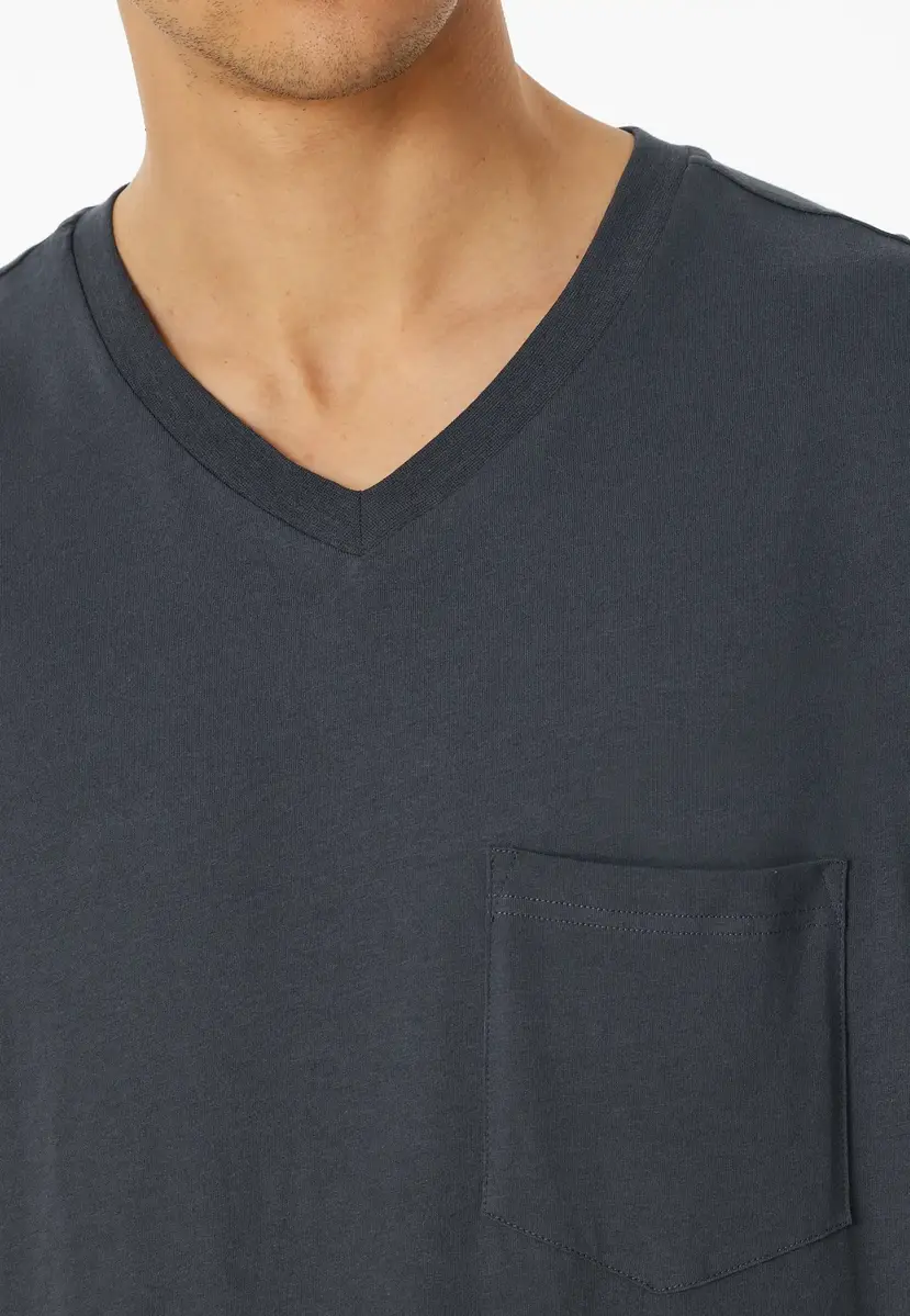 Schiesser heren shortama - Katoenen zomer pyjama mannen - Graphite Schiesser heren shortama - Katoenen zomer pyjama mannen - Graphite