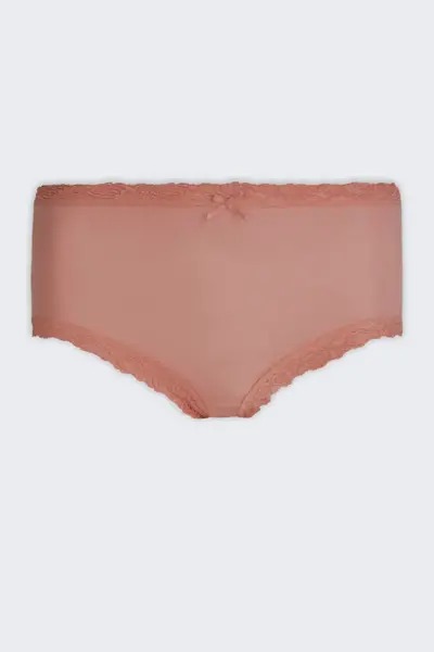 Nina von C 3-pack dames Tailleslip - Kant - Colours - Dames onderbroeken modal - Vrolijke kleuren