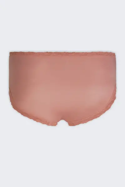 Nina von C 3-pack dames Tailleslip - Kant - Colours - Dames onderbroeken modal - Vrolijke kleuren