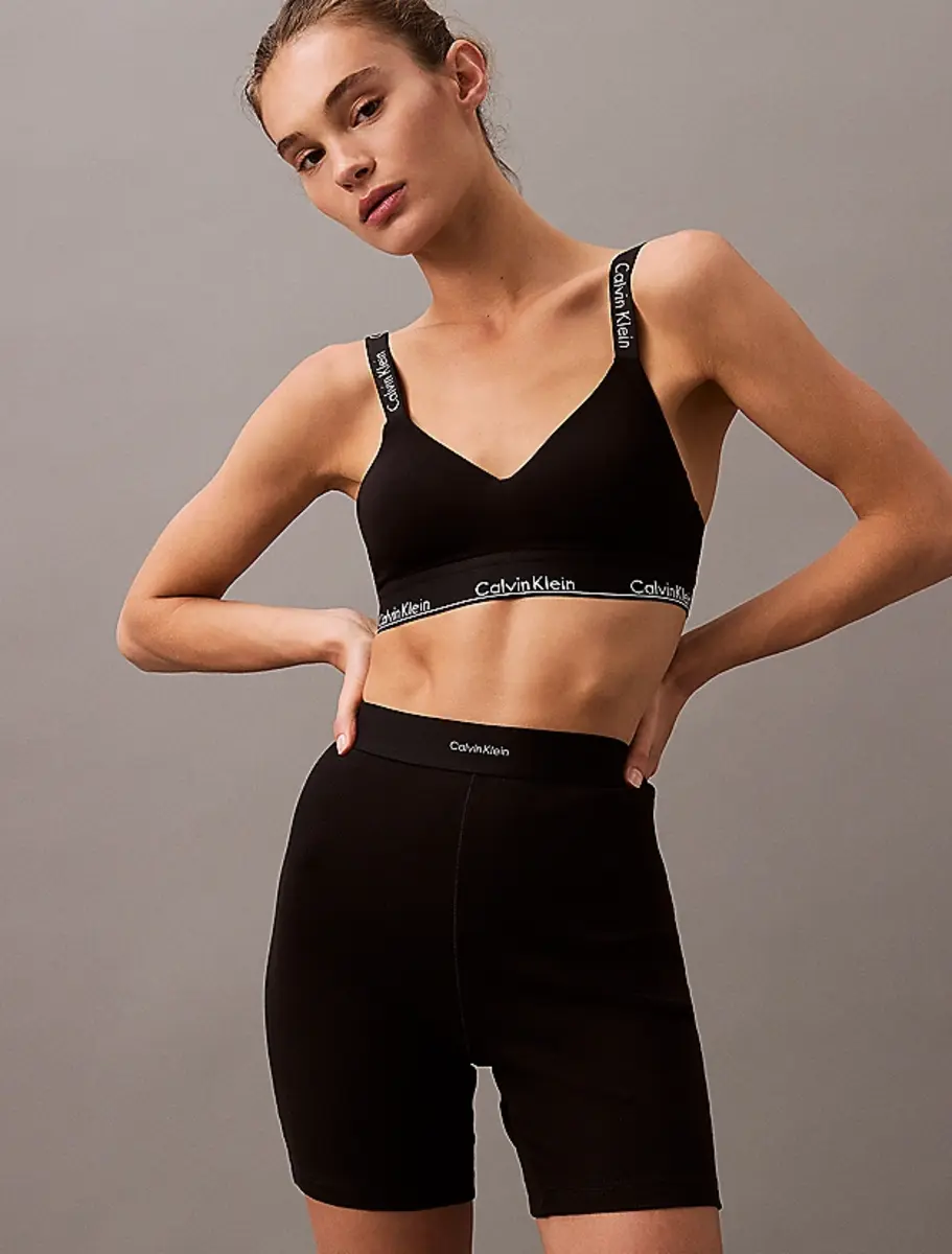 Calvin Klein Dames pyjamabroek Korte loungebroek - Cotton Stretch Rib Calvin Klein Dames pyjamabroek Korte loungebroek - Cotton Stretch Rib