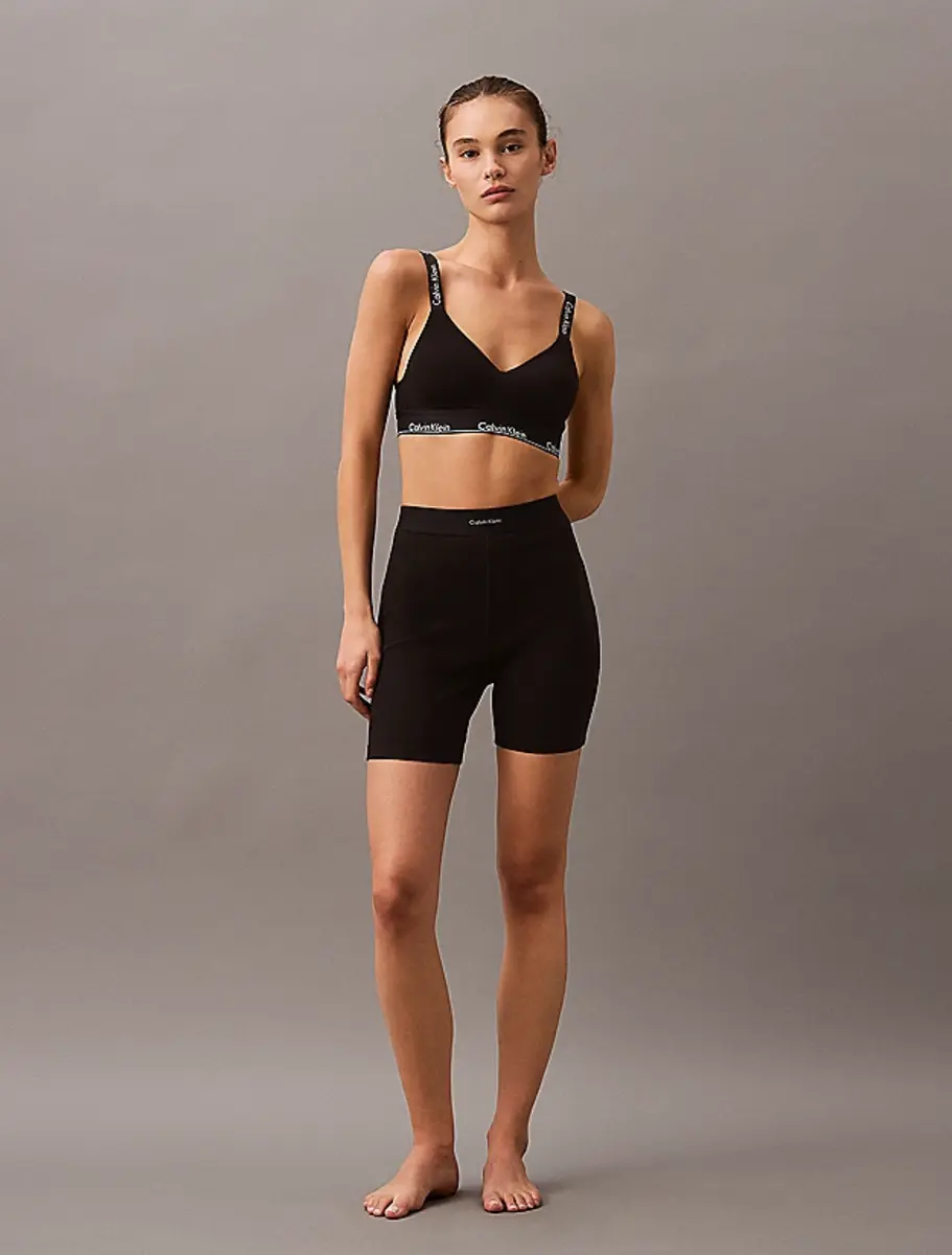 Calvin Klein Dames pyjamabroek Korte loungebroek - Cotton Stretch Rib Calvin Klein Dames pyjamabroek Korte loungebroek - Cotton Stretch Rib