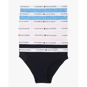 Tommy Hilfiger 7-pak meisjes slips - Katoenen meisjes merk onderbroeken Tommy Hilfiger 7-pak meisjes slips - Katoenen meisjes merk onderbroeken
