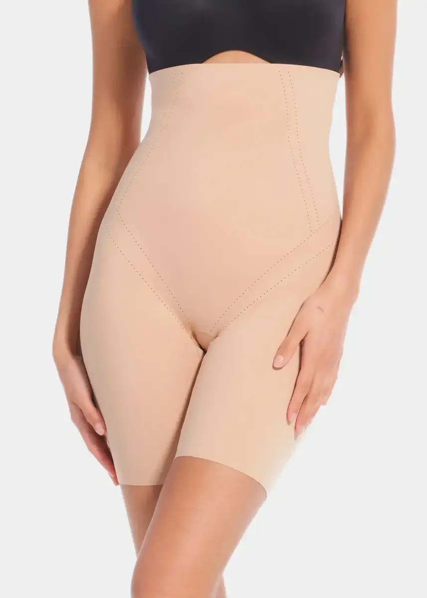 Magic Hoge sterk corrigerende boxershort - Dream shaper Bermuda - Anti schuur broekje - naadloos - Onzichtbaar onder kleding