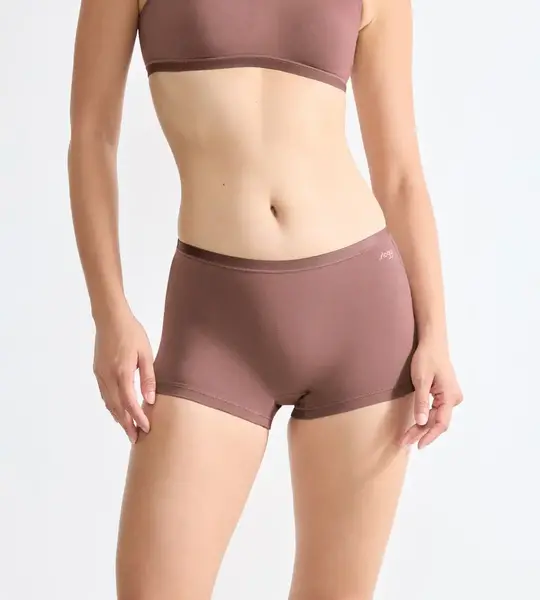 Sloggi 3-pack dames Go shorts - Daily biologisch katoenen boxershorts - Sloggi Dames onderbroeken