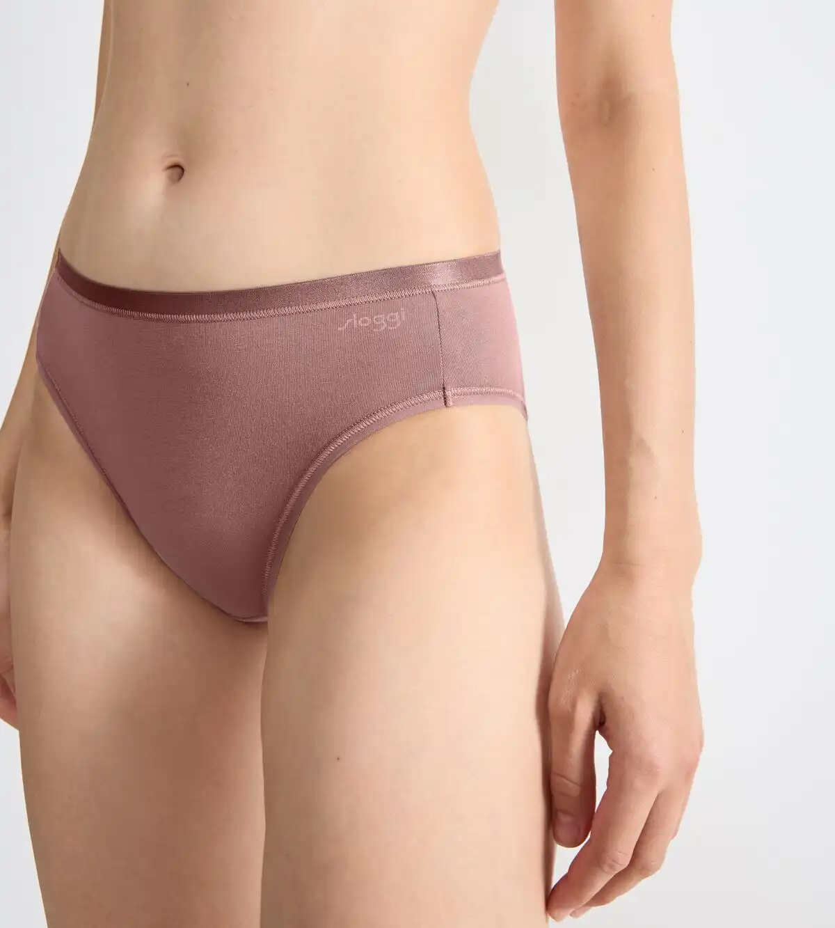 Sloggi 3-pack dames Go tai slip - Daily biologisch katoenen hoog opgesneden heup slips