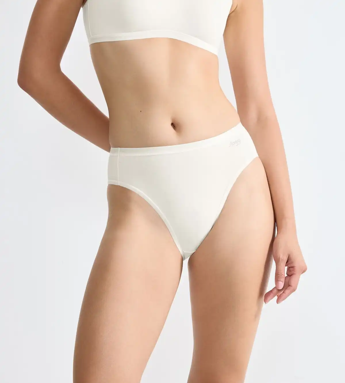 Sloggi 3-pack dames Go tai slip - Daily biologisch katoenen hoog opgesneden heup slips