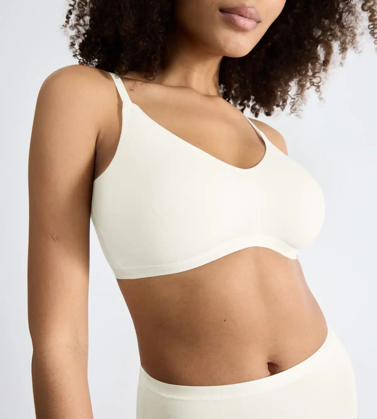 Sloggi Katoenen soft Bh zonder beugel - Daily Cotton soft bra - Biologisch katoenen bralette met sluiting