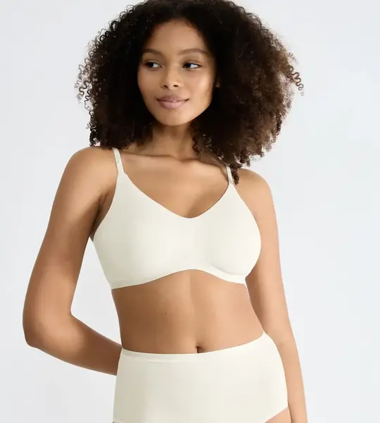 Sloggi Katoenen soft Bh zonder beugel - Daily Cotton soft bra - Biologisch katoenen bralette met sluiting