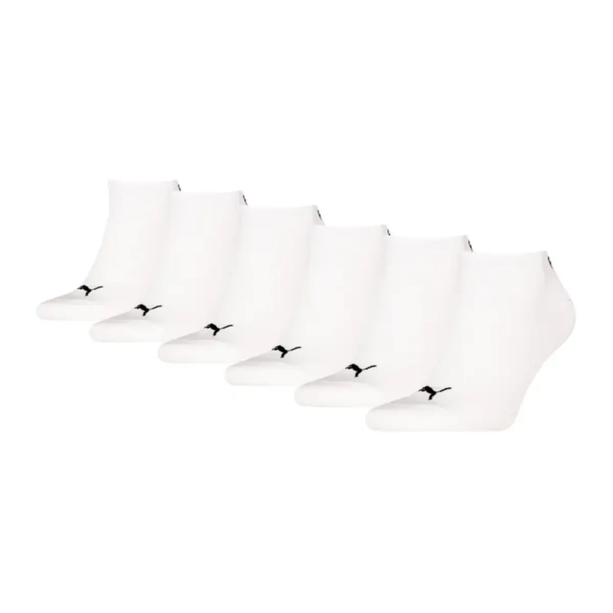 Puma 6-Paar Sneaker sokken - Katoen - Invisible enkelsokken dames - Heren