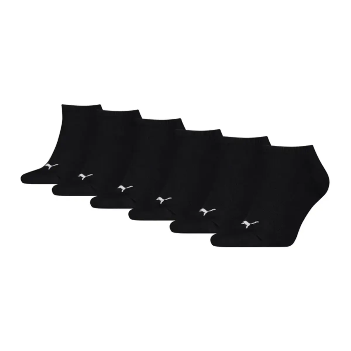 Puma 6-Paar Sneaker sokken - Katoen - Invisible enkelsokken dames - Heren