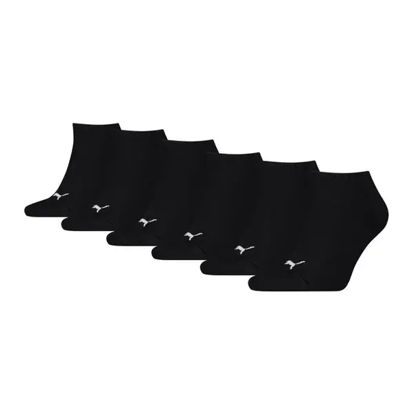 Puma 6-Paar Sneaker sokken - Katoen - Invisible enkelsokken dames - Heren
