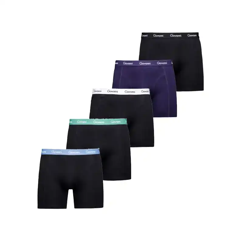 Giovanni 5-pak Heren Boxershort - CK - Katoenen heren onderbroeken