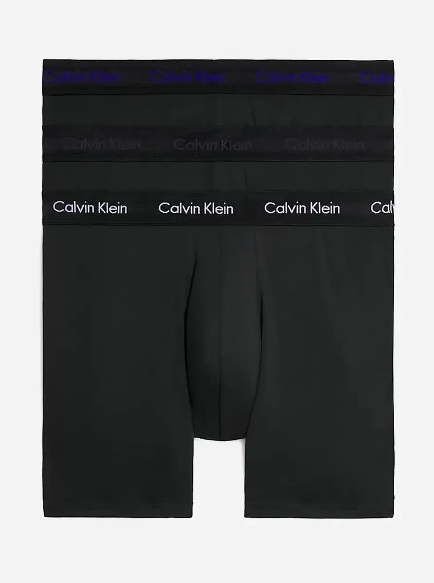 Calvin Klein 3-Pack Heren Boxershorts lang - Boxer Brief - Katoenen Onderbroek lange pijpjes