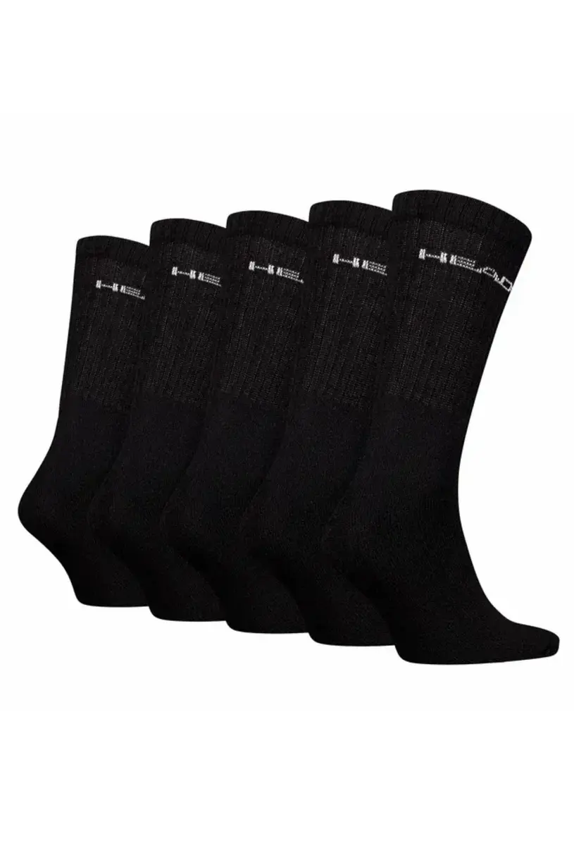 HEAD 5-pack crew sokken - sportsokken heren - Katoenen sokken met badstof zool