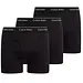 Calvin Klein onderbroeken 3-pack heren boxershorts met gulp - Boxer brief - 100% katoen zwarte heren calvin klein onderbroeken - Zwart