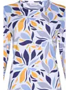 Pastunette dames pyjama lange mouwen - Graphic Leaves - Modal - 3/4e mouw zomer pyjama