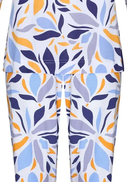 Pastunette dames pyjama lange mouwen - Graphic Leaves - Modal - 3/4e mouw zomer pyjama Pastunette dames pyjama lange mouwen - Graphic Leaves - Modal - 3/4e mouw zomer pyjama
