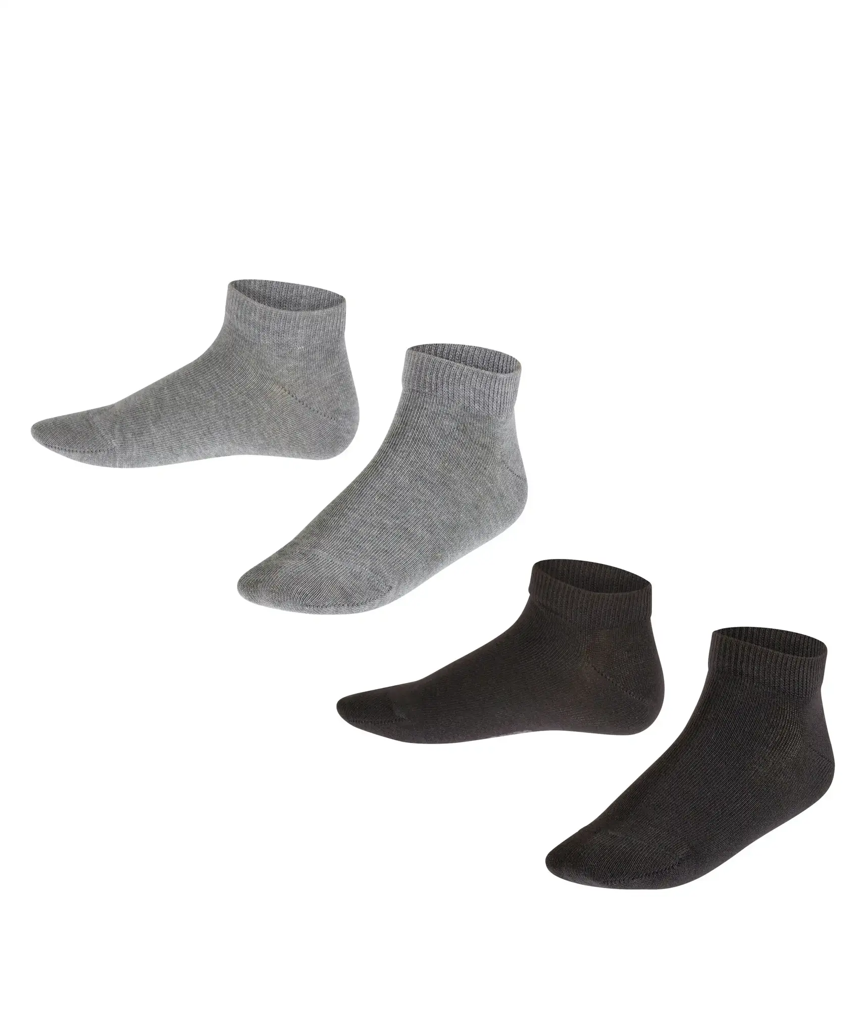 FALKE 2-paar Happy Kinder sneakersokken - Katoenen enkelsokken