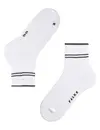 FALKE Run Rib Legacy Unisex Korte sok - Quarter sokken katoen - Badstof zool - Sportsokken wit
