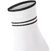 FALKE Run Rib Legacy Unisex Korte sok - Quarter sokken katoen - Badstof zool - Sportsokken wit
